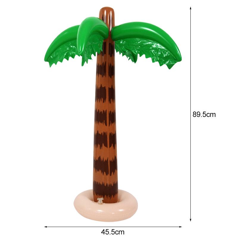 Hawaiian Coconut Palm Tree Balloon Inflatale Tropical Bird Ball Flamingo Summer Beach Birthday Party Decor Supplies Luau Wedding