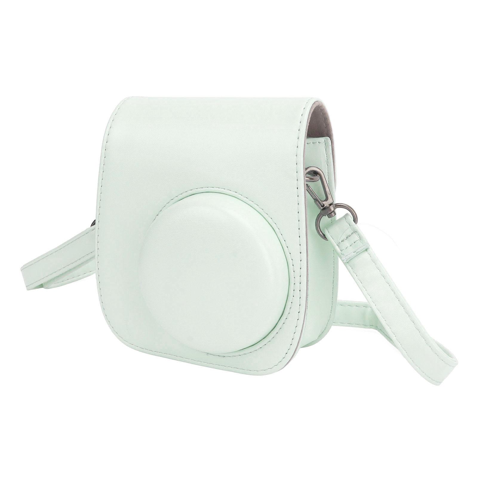 

Захисний чохол для міні-камери для миттєвої камери, поліуретановий чохол для Fujifilm Instax Mini 12 з альбомними фільтрами, кольоровий м ята зелений колір