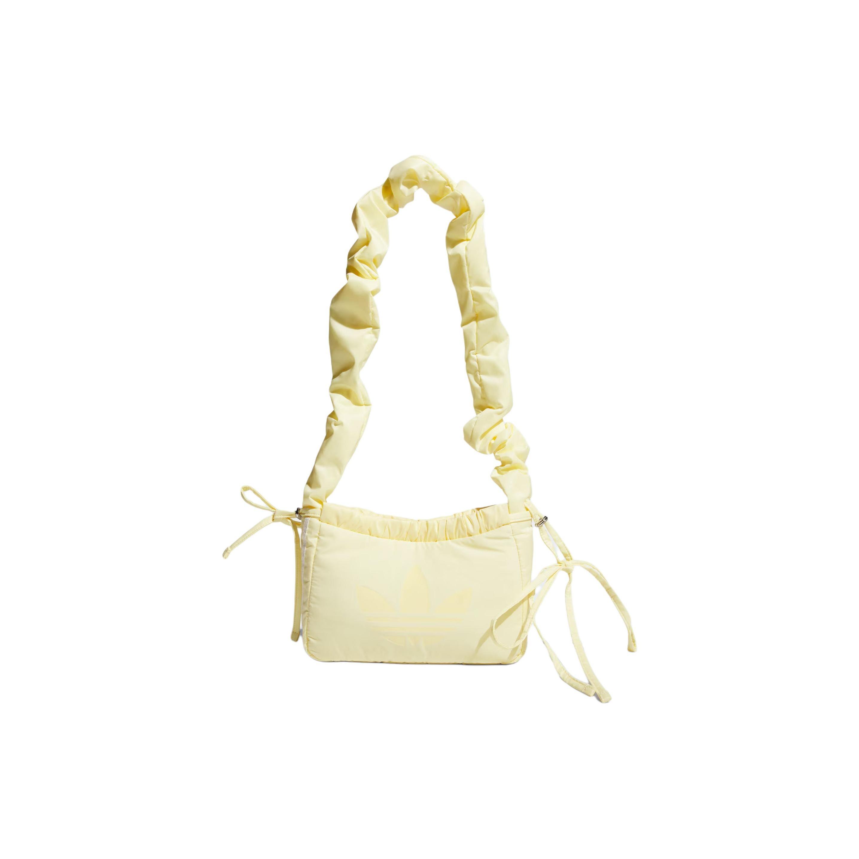 Adidas 27L Ruffle Design Recycled Polyester Shoulder Bag Women bags Yellow KF2519 Yellow 5900₽