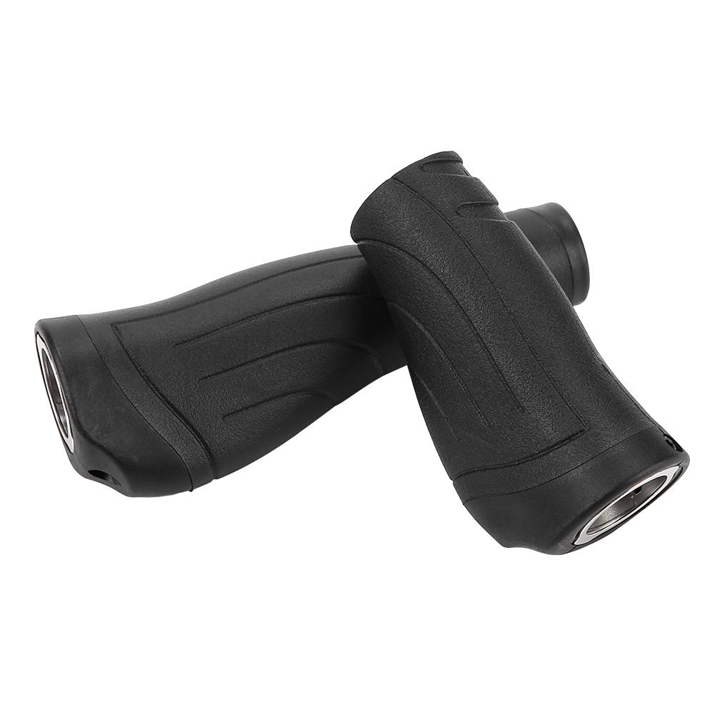 Plastic Short Long Mountain Folding Bike Handlebar Bar Grips (1 x long+1 x short)