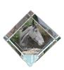 Australian Stock Horse – Crystal Cube with a Horse Picture, Horse Picture In Crystal |