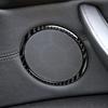 4Pcs Carbon Fiber Interior Door Speaker Cover Trim For BMW X5 E70 X6 E71 2008-13
