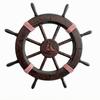 Ship Wheel Wall Decor Seafaring Wooden Hanging Weathered for