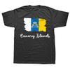 Funny Canary Islands Canarian Flag T Shirts Summer Style Graphic Cotton Streetwear Short Sleeve Birthday Tshirt Unisexs Clothing