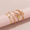 Meier European and American popular jewelry simple multi-layer metal chain OT buckle bracelet, bohemian fashion layered bracelet
