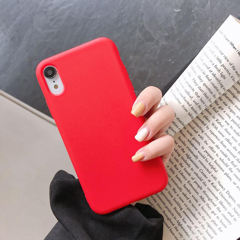 Flüssigsilikon-Handyhülle für iPhone XR X XS Max Luxuriöses Weiches Bonbonfarbenes Cover für iPhone XR XS X Max Hülle