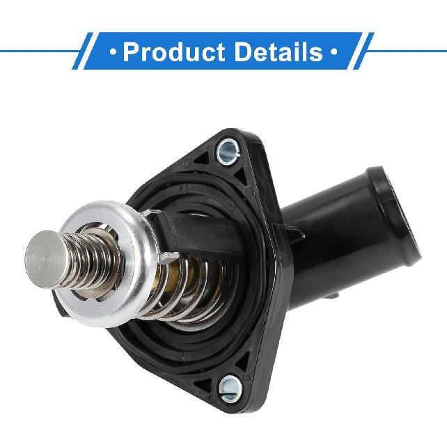 Car Thermostat for Chevrolet Silverado 1500 for GMC Sierra 1500 2014-2018 for Cadillac Escalade 2015-2020 Engine Coolant Thermostat Housing Assembly