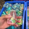 Fruit Hard Candy Glass Bottle Shaped Stress Ball Transparent Soft Squeeze Fidget Toy for Kids Adults Anxiety Relief Office Desk Use