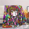 Cardcaptor Sakura Print Flannel Blanket, Ultra Soft High Quality All Seasons Warm Throw, Home Decor Cozy Blanket, Perfect Christmas Gift