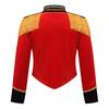 Kids Girls Ringmaster Jacket Costume Long Sleeve Fringe Tassel Shoulder Jacket Coat Circus Tailcoat Halloween Cosplay Dress Up
