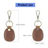 Sturdy PU Leather Keychain Pouches with Multilayer Slots Accessory for Business Professional and Student Daily Use