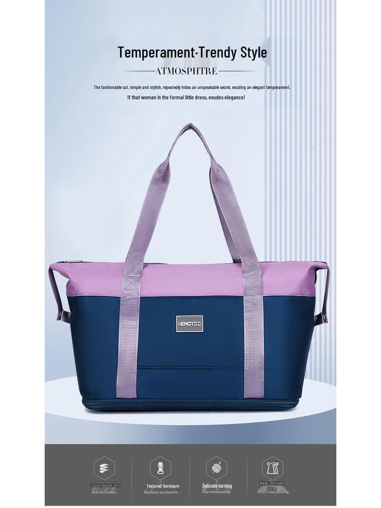 Fitness-Reisetasche mit großem Fassungsvermögen für Herren und Damen für kurze Reisen