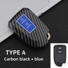 New Abs Carbon Auto Key Fob Case Fit For Toyota Vios Yaris 2013 2014 Yaris L Hiace Key Fob Cover Protective Cover
