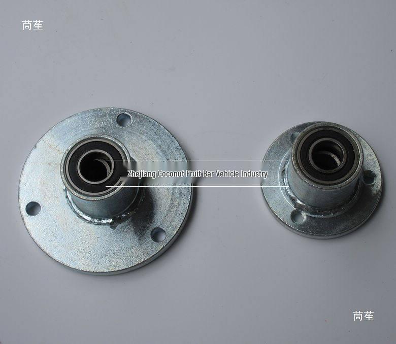 168CC Go-Kart Vorderradnabe Flanschhalterung für 5-6 Zoll Radnabe, 17MM Wellenbohrung, Dreiloch-Design