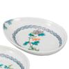 Kutani Ware Size Plate Set with Different Flower and Flower Pictures "Iwataya" 4.8 K8-58