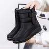 Fashion Boots Women Non Slip Waterproof Winter Snow Boots Platform Shoes for Women Warm Ankle Boots Cotton Padded Shoes Botas De Mujer