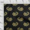 oneOone Cotton Flex Fabric Fish Block Printed Fabric 1 Yard 40 Inch Wide