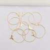 10pcs 14K Gold-Packed Color-Preserving Nine-Character With Rings Diy Handmade Jewelry Accessories Rings