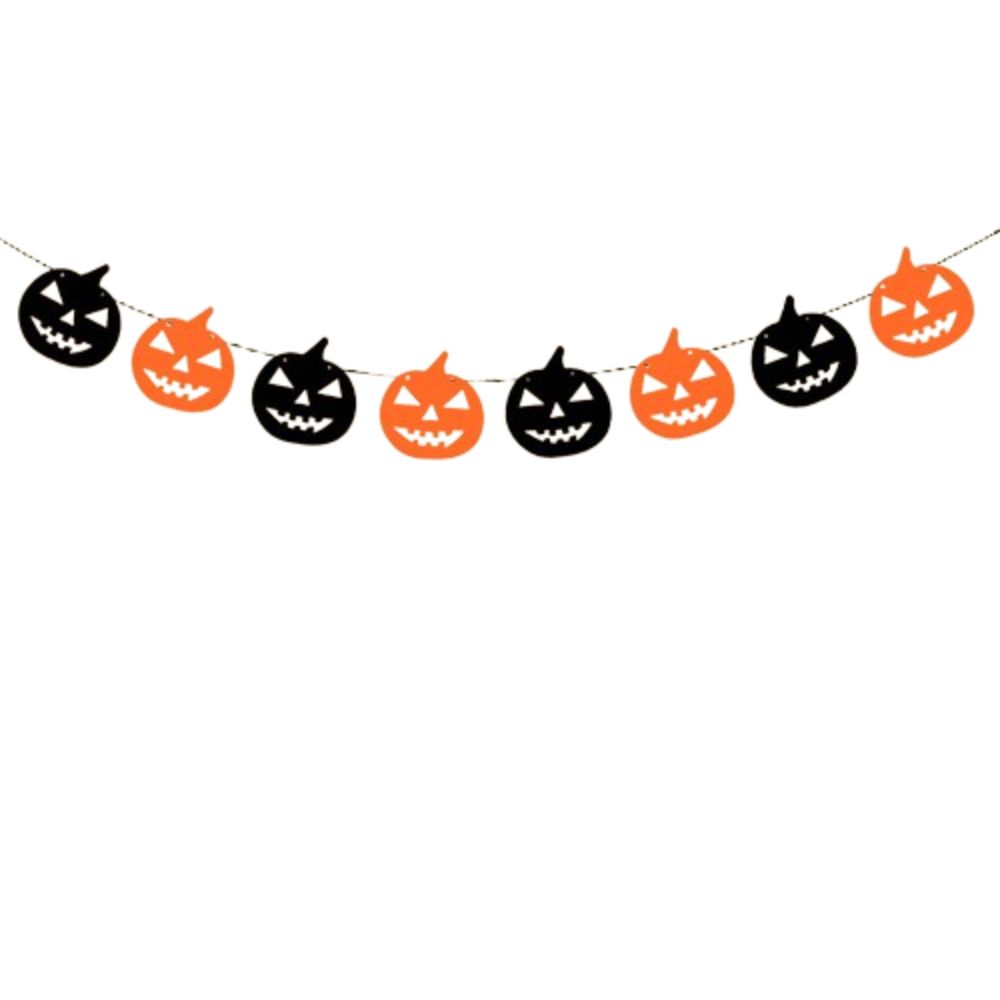 Hanging Happy Halloween Banner Party Decor Pull Flag  Halloween Party Decoration