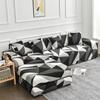 Geometric Printed Couch Cover Sofa Coverastic Slipcovers For Pets Chaselong Protector L Shape Anti-Dust Machine Washable 1Pc