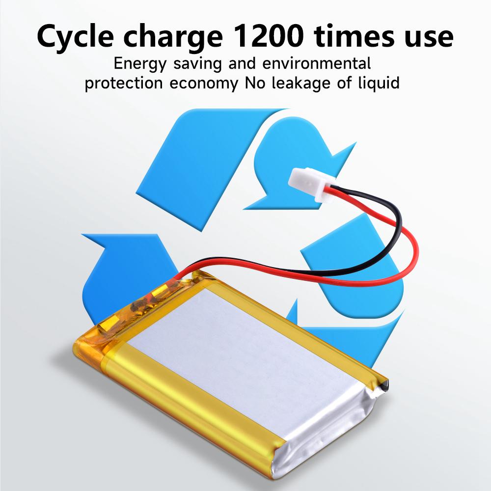 Şarj edilebilir 3.7V 2000mAh Li-Po Pil 103450 Lityum Polimer Pil Li-Po li ion Lipo hücreleri GPS MP3 MP4 Sürüş Kaydı