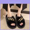 Cozy Cross Band Faux Fur Slippers For Women Stylish Comfortable Thick Sole Elevate Your Look