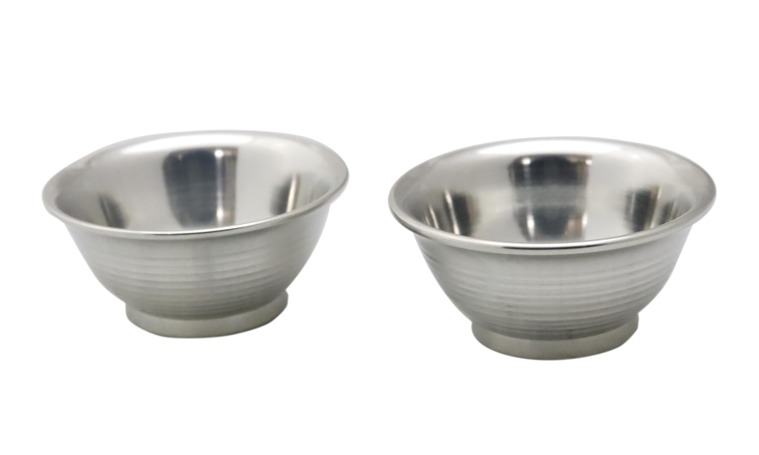 Осака Tinware (Сузуки) Круглая жестяная чашка для саке (Чоко), Полированный, Емкость: 20 мл, Набор из 2 шт., Подарочная упаковка включена