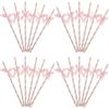 30Pcs Exquisite Bowknot Paper Straws Vibrant Party Supplies for Drink Garnish Cake Decoration Wedding Reception Graduation