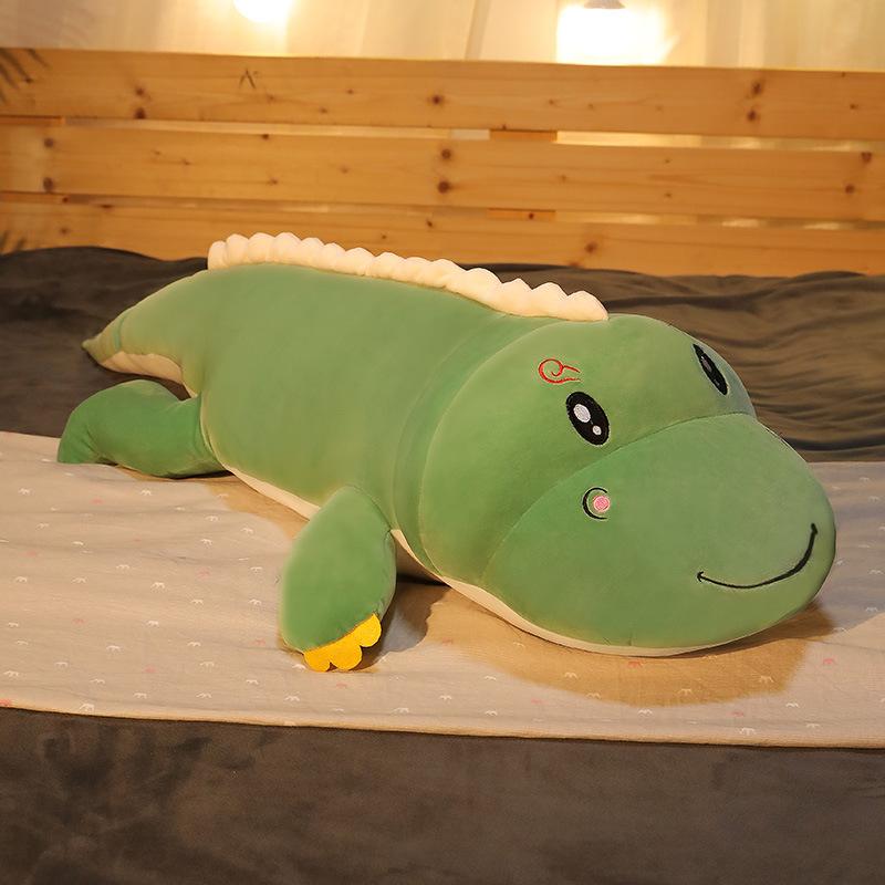 Dinosaurier Plüschtier Puppe niedlich Bett superweich Schlafen langes Wurfkissen große Puppe Stoffpuppe