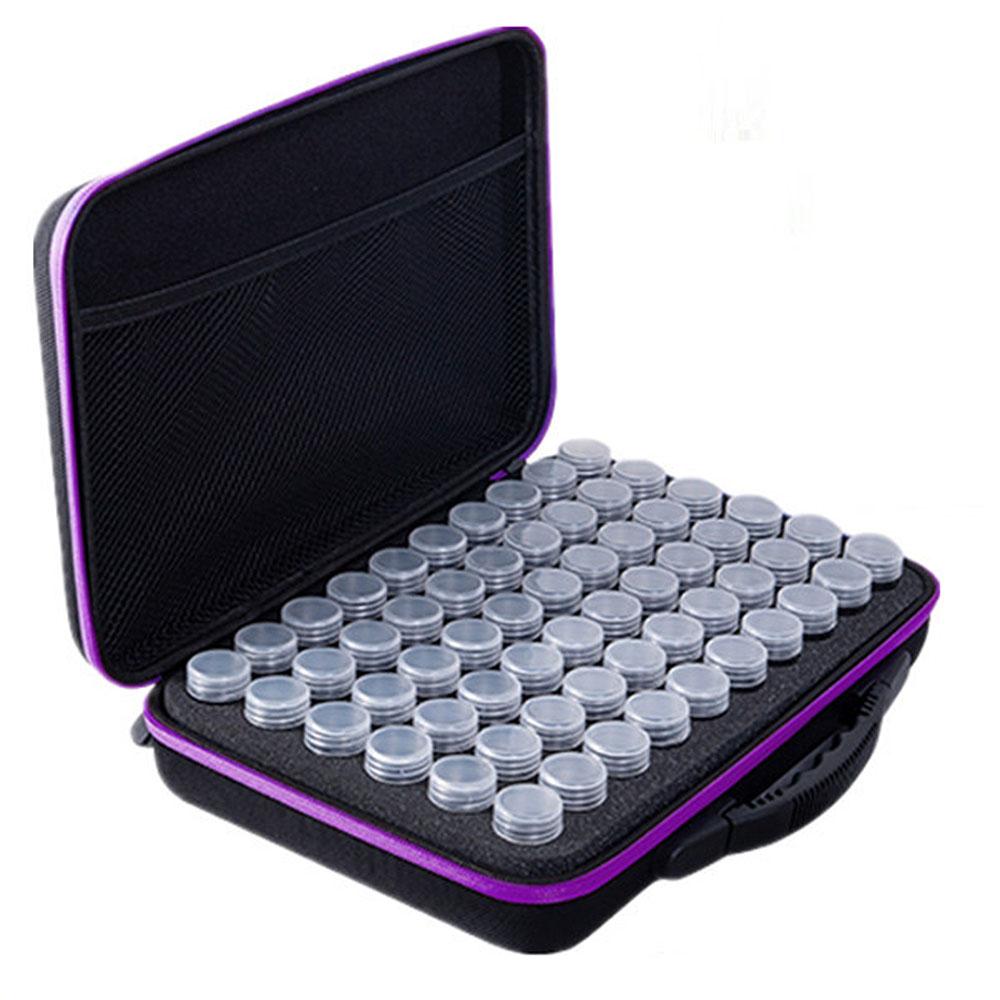 30/60/120/240 Jars DIY Diamond Painting Multifunctional Storage Box, Nail Art Jewelry Rhinestone Mosaic Storage Container
