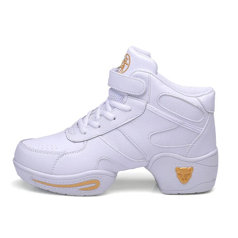 

Новые стильные женские танцевальные туфли женские современные мягкие подошвы джазовые кроссовки кожаные дышащие легкие женские танцевальные фитнес спортивные 35