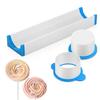 Circle Cake Pop Mold Set with 9 Inch Tray Easy Press Cut Baking Cutter Molds Cake Decorating Kit for Home Baking Birthday Parties Wedding