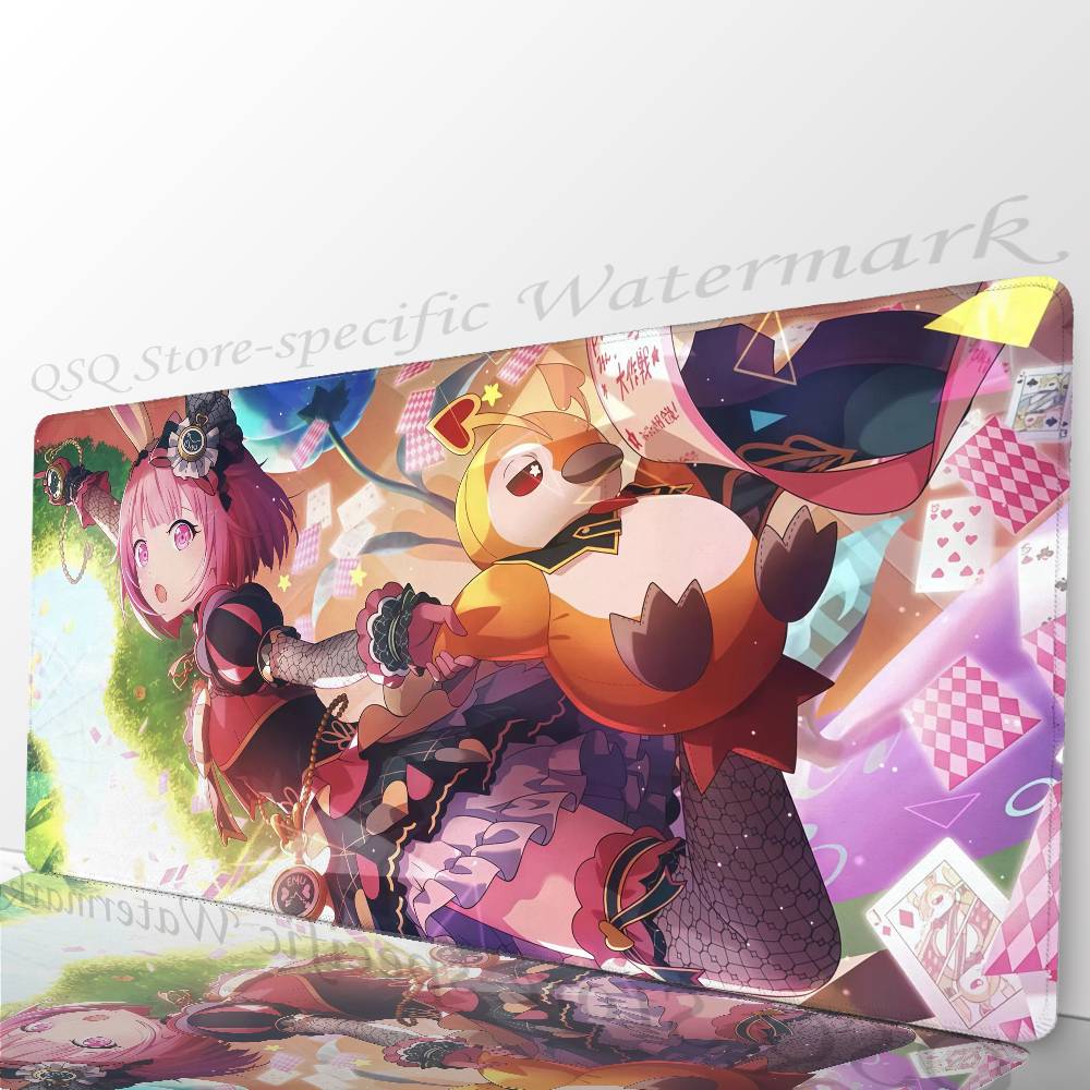 Anime Otori E-Emu Mousepad Non-slip Suitable For Office Computers Laptops E-sports Game Desk Mats XXL Keyboard