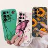 For Samsung Galaxy S24 Ultra Case Beautiful Cartoon Cover S24Ultra S928B S928U Soft TPU Phone Case For Samsung S24 Ultra Shell