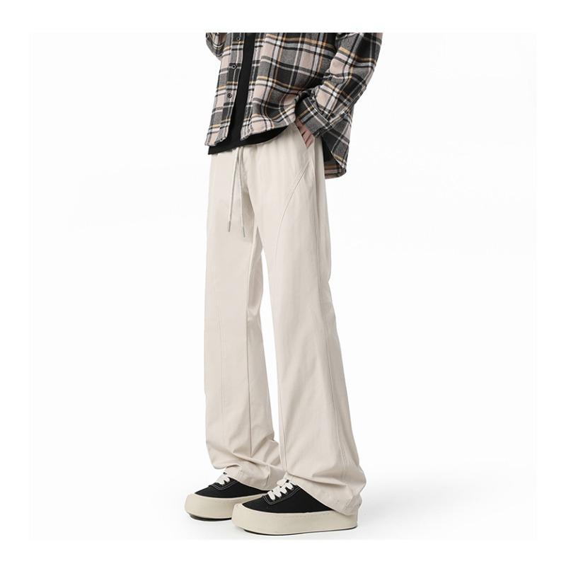 Lamb Velvet Pants for Boys In Winter New Style Plus Velvet Thickened Men s Casual Cotton Pants Plus Velvet M бежевый