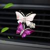 Lovely Dual Butterfly Car Air Outlet Freshener Perfume Clip Aroma Diffuser Decor