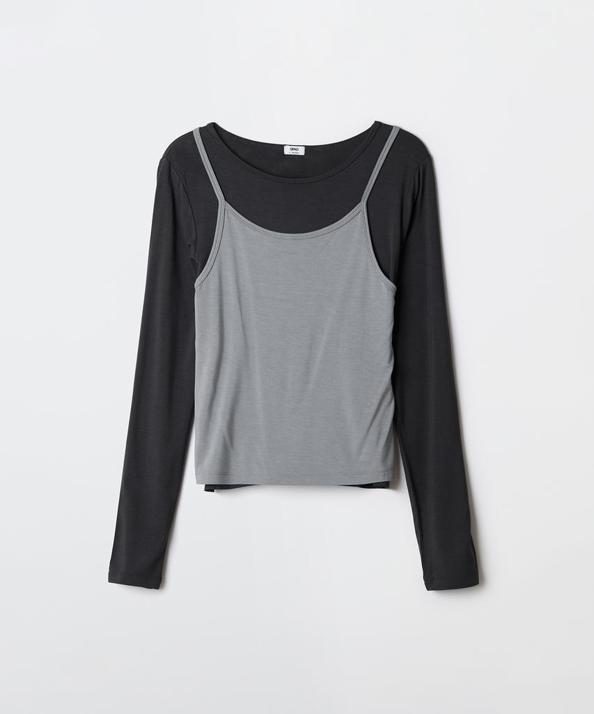 Seupao Halter Neck Layered Long Sleeve Tee_Splwg23G03