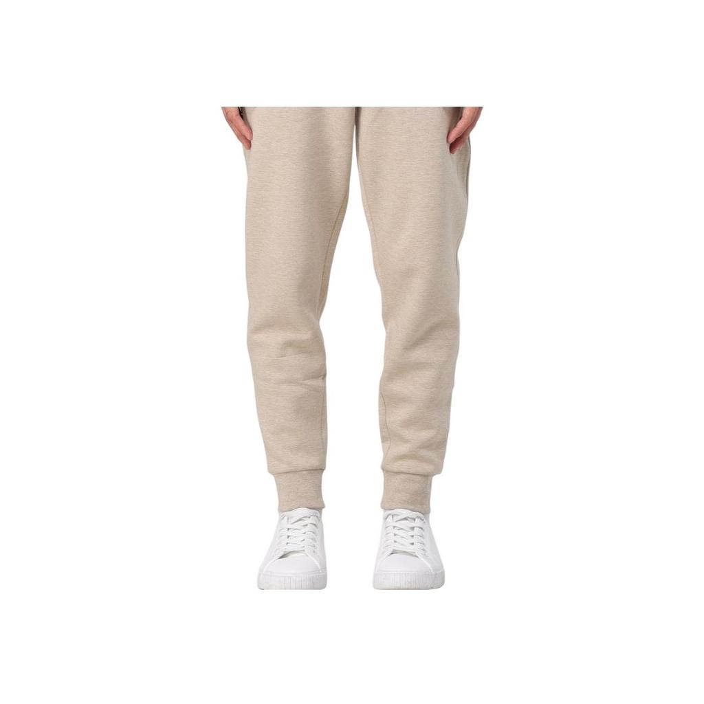 Polo Ralph Lauren Solid Color Logo Embroidered Elastic Waist Cuffed Casual Pants Men bottoms Light-Brown 710881508-010