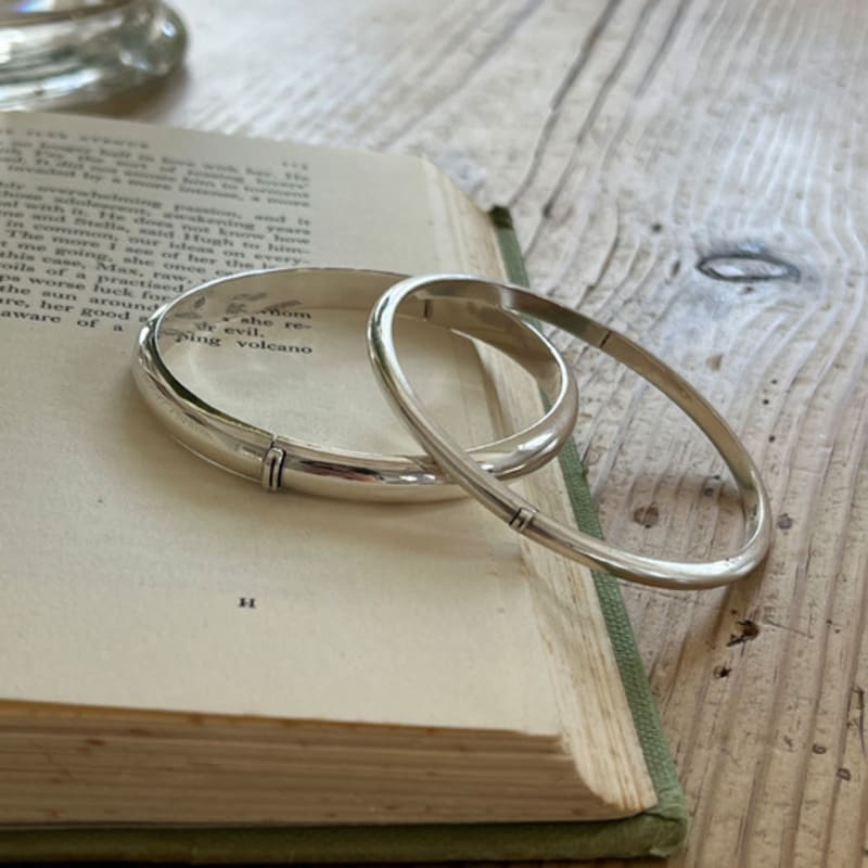 

Retro finger Ring Bangle(2Size) #SB134 SB134 Ring Bangle_4mm