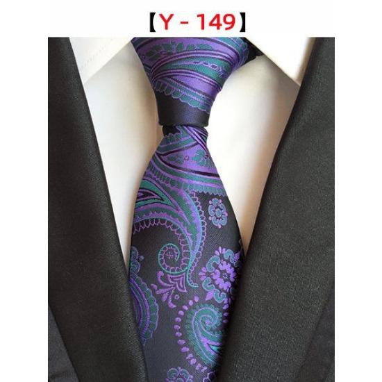 8Cm Polyester Herrenkrawatte Cashew Blumenanzug Krawatte