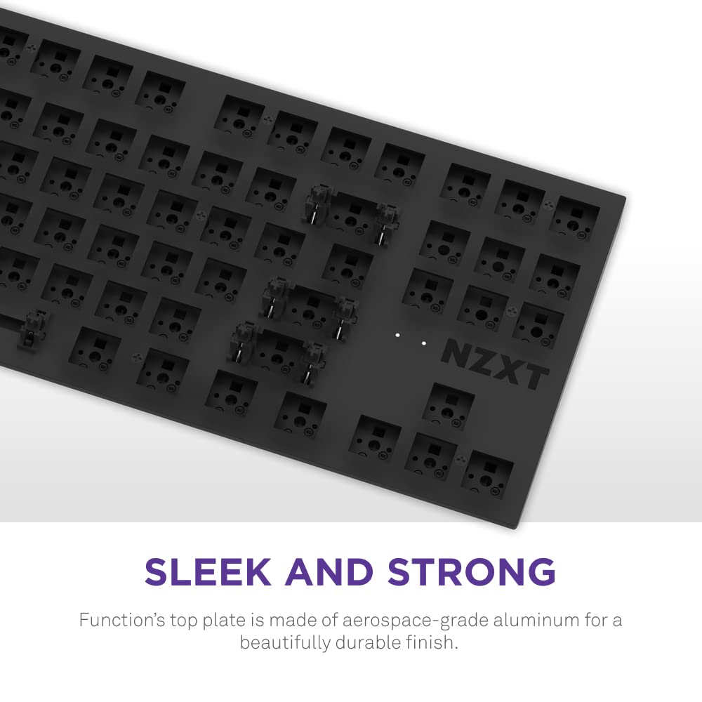 NZXT FUNCTION TENKEYLESS Gaming Keyboard Black KB591 KB-1TKUS-BR
