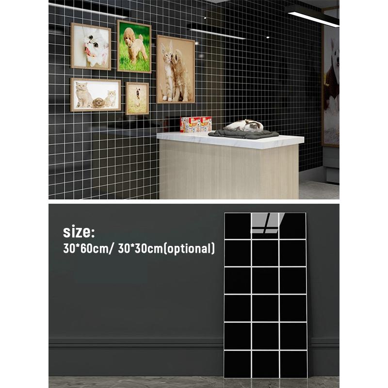 10Pcs Waterproof Marble Tiles Sticker PVC Self Adhesive Vinyl Wall Stickers Bathroom Kitchen Cupboard Backsplash Decor Decals