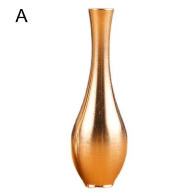 Flower Pot Retro Glaze Elegent Style Sealed Copper Small Mouth DIY Party Craft Concise Gifts Plant For Household Decoration