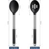 Heat Large Silicone Cooking Spoon Set, Nonstick Free Kitchen Utensils