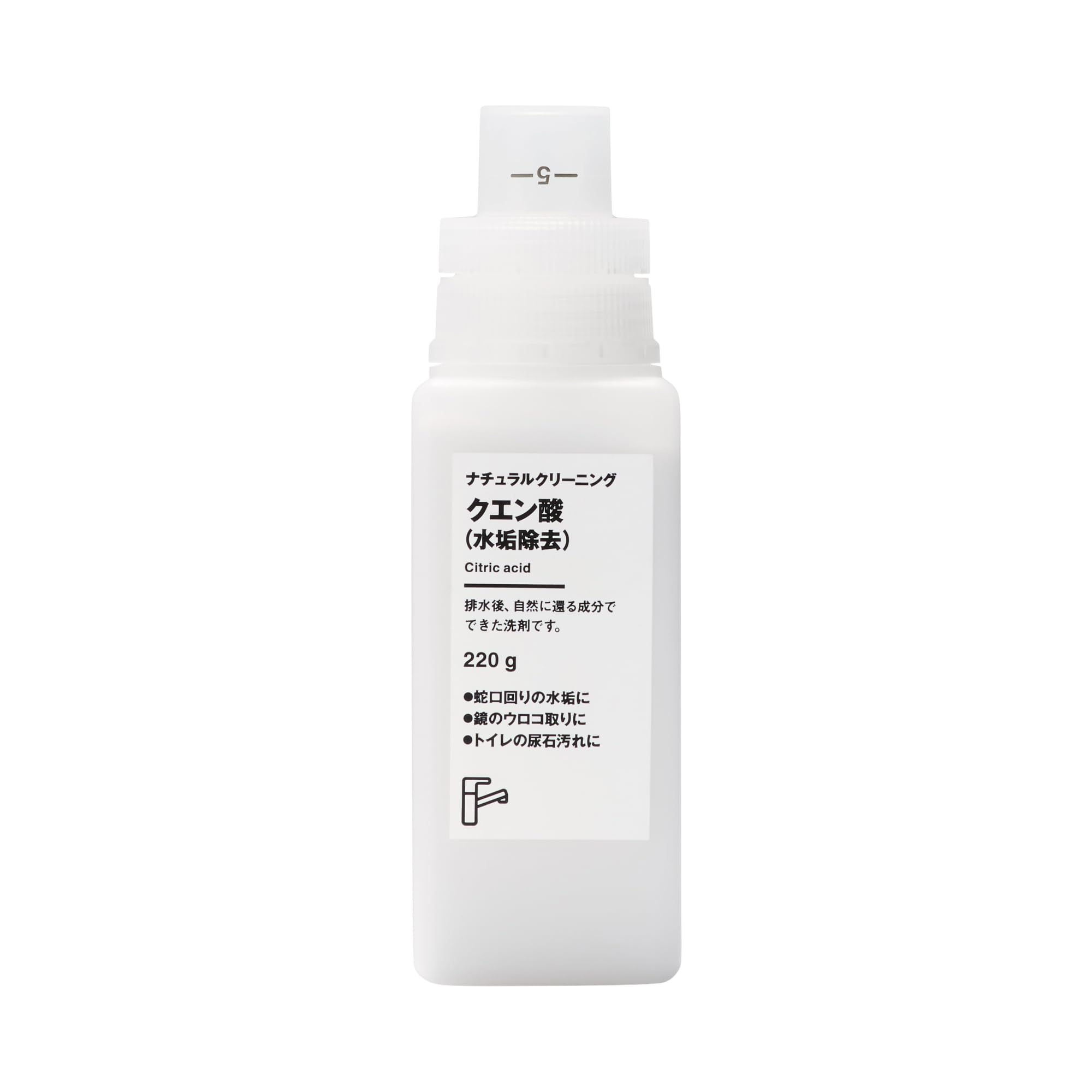 MUJI Natural Cleaning Citric Acid Limescale Remover 220g MAI22A2A