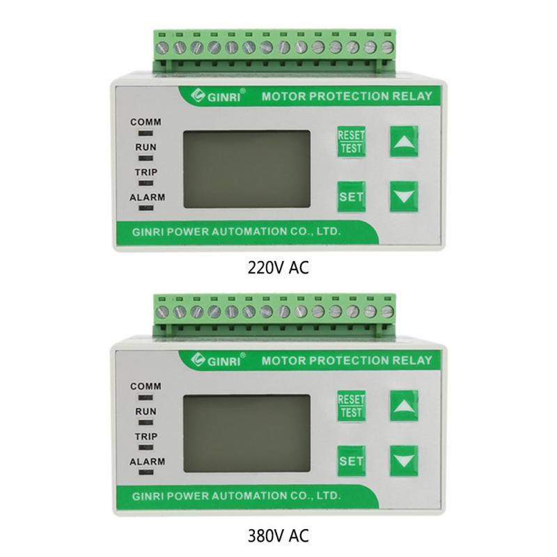 220/380V AC Digital Electric Motor Protector 3-160A Overload Phase Loss Protector with Display Phase Loss Protector AC220V-1 220/380V AC Digital Electric Motor Protector 3-160A Overload Phase Loss Protector with Display Phase Loss Protector AC220V-1