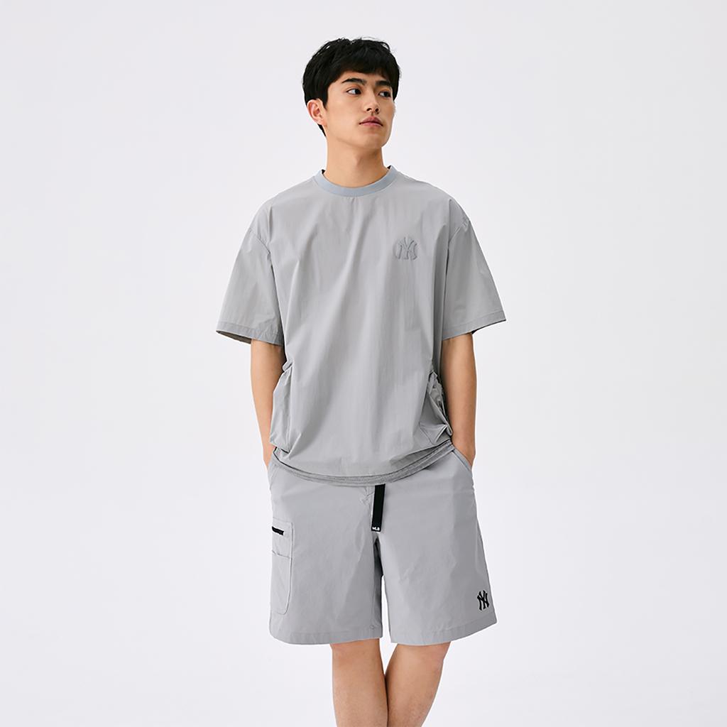 New MLB New York Yankees Basic Collection SS25 T Shirt Unisex Light Gray 3ARSB0553-50GRL