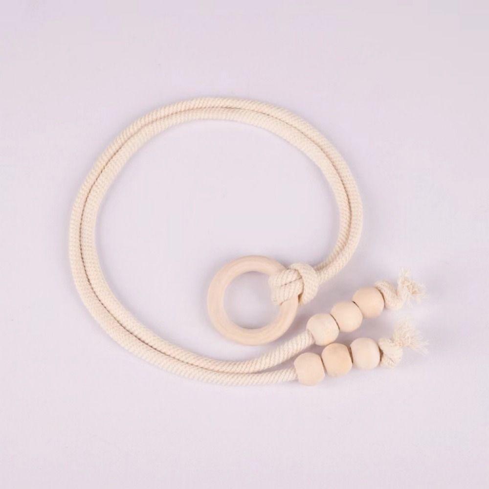 2Pcs Minimalist Macrame Curtain Tiebacks Handcrafted Boho Curtain Tiebacks Farmhouse Decor
