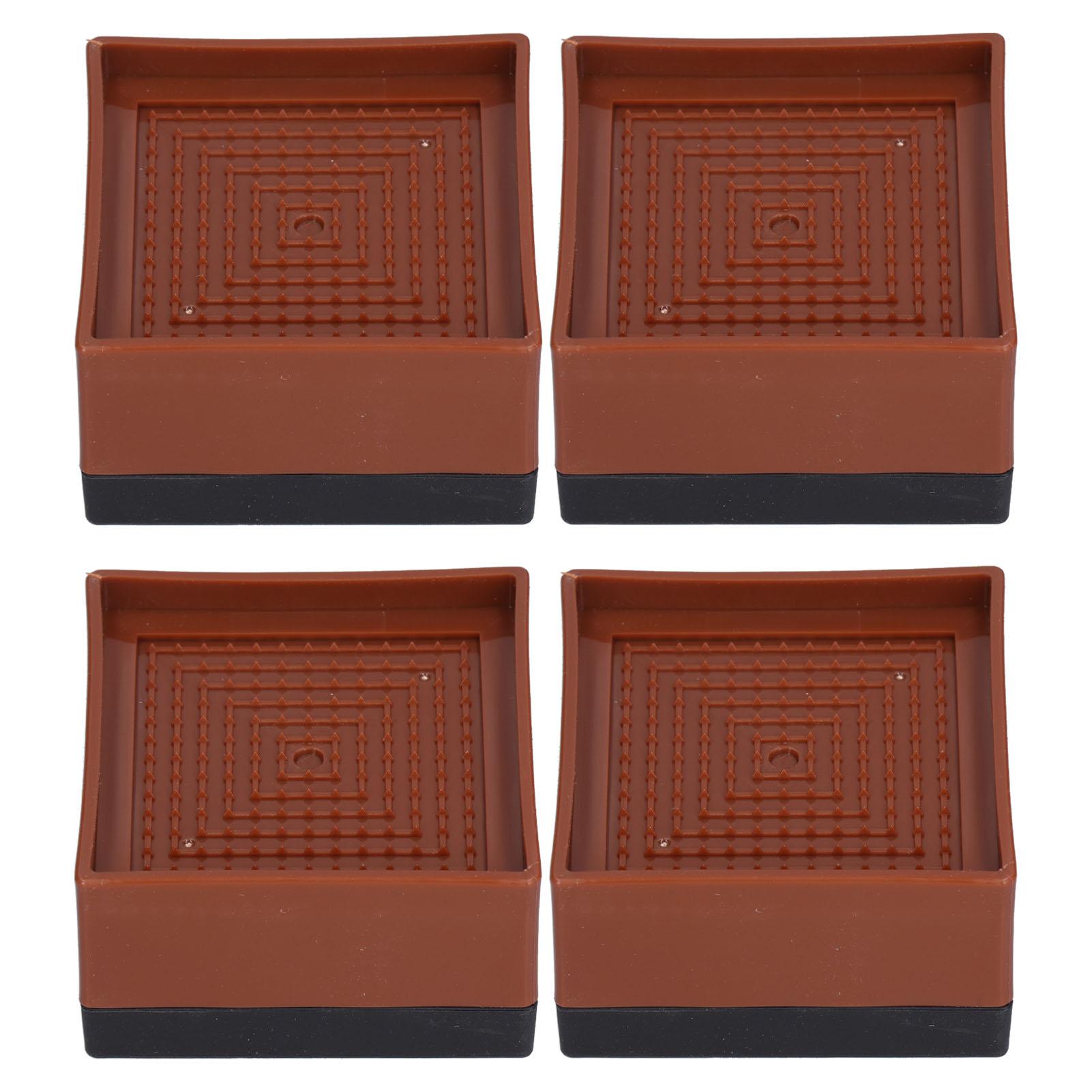 

4 шт. Универсальные накладки на ножки мебели Нескользящие Поднятые Защитные накладки для пола для бытовой техники