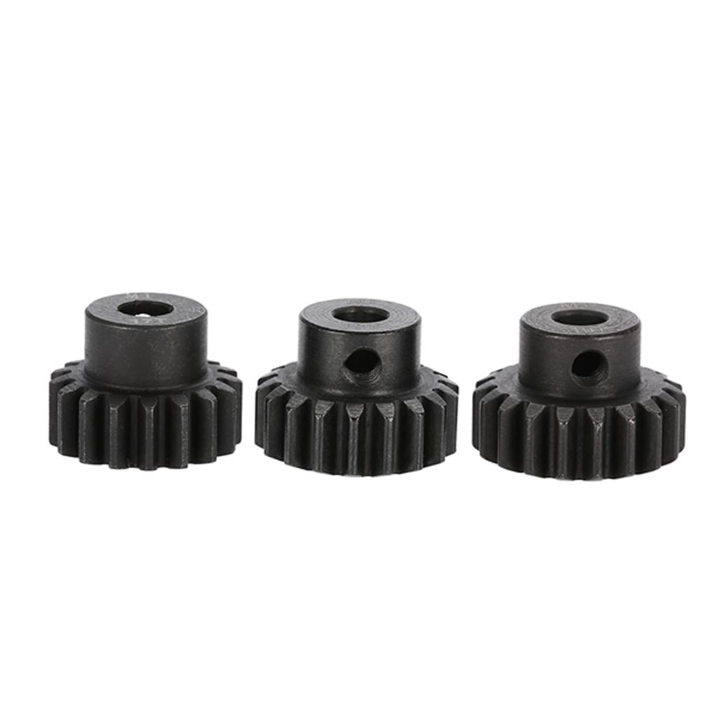 M1  5mm 17T-19  20T-22T Metal Pinion Motor Gear for 1Celsius8 RC   Truck Car (17T-19T)